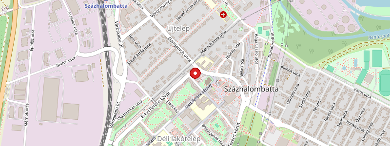 Százhalombatta térképe