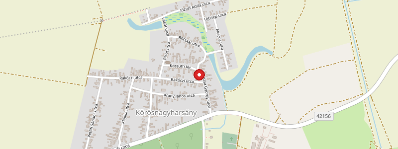 Körösnagyharsány térképe