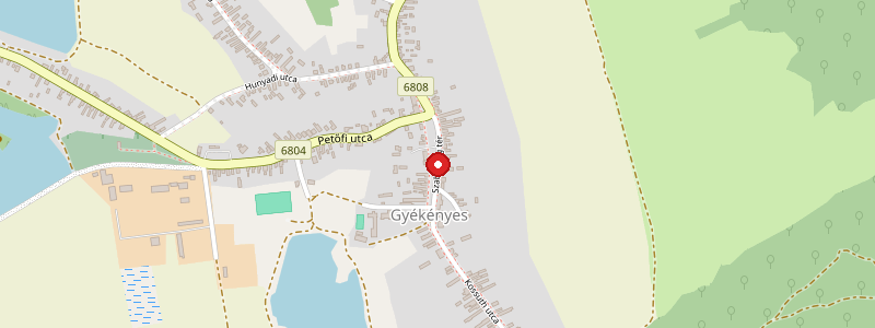 Gyékényes térképe