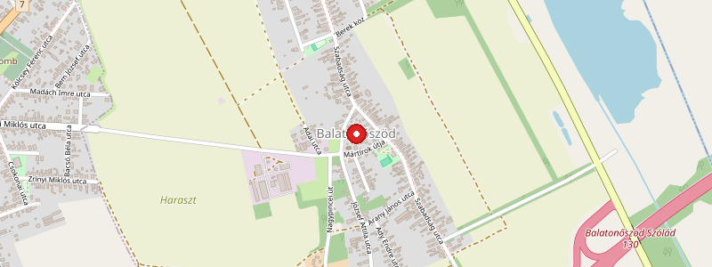 Balatonöszöd térképe