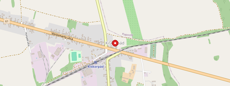 Kiskorpád térképe