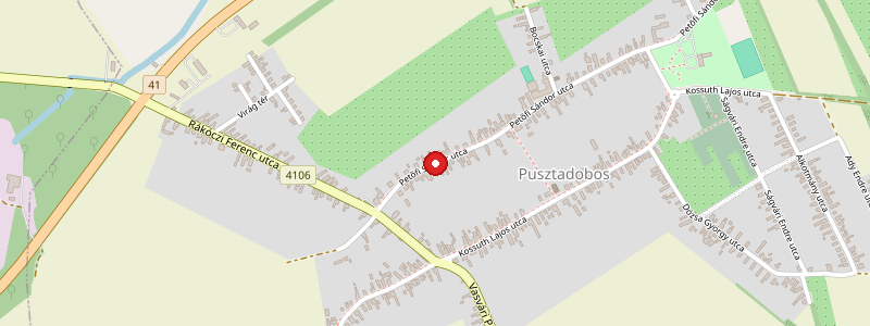 Pusztadobos térképe