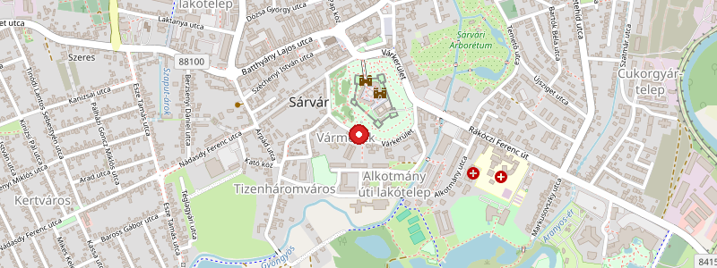 Sárvár térképe