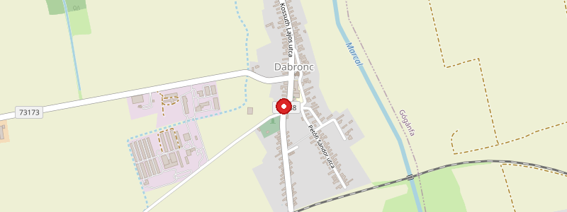Dabronc térképe