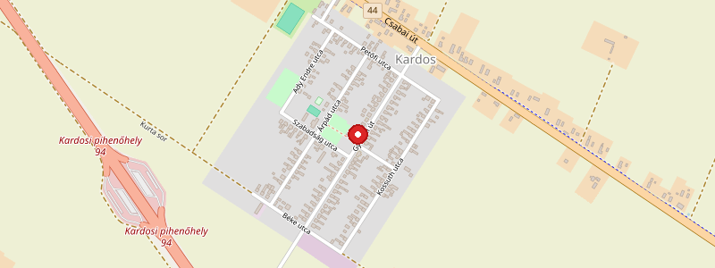Kardos térképe