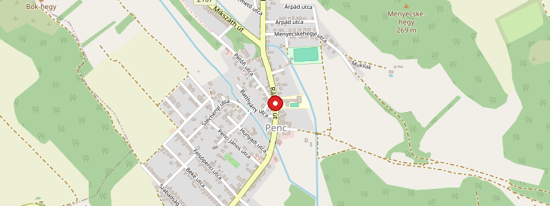 Penc térképe