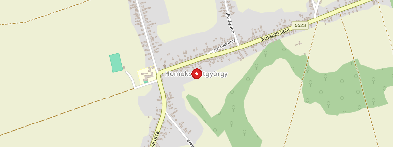 Homokszentgyörgy térképe
