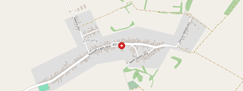 Zimány térképe