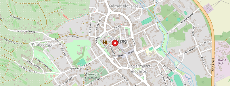 Kőszeg térképe