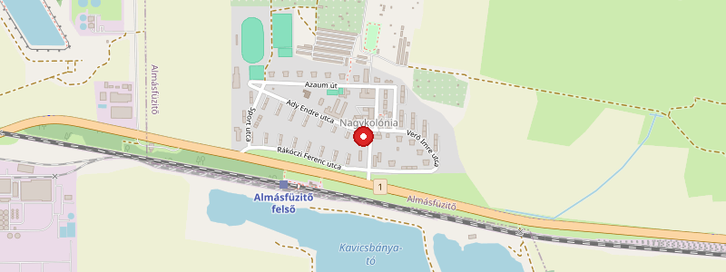 Almásfüzitő térképe