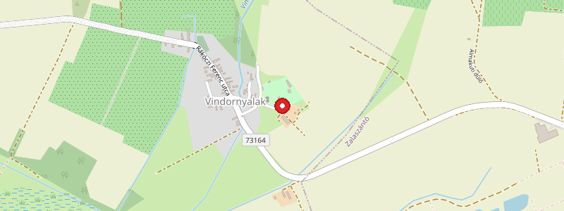 Vindornyalak térképe