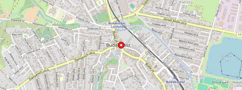 Budakalász térképe