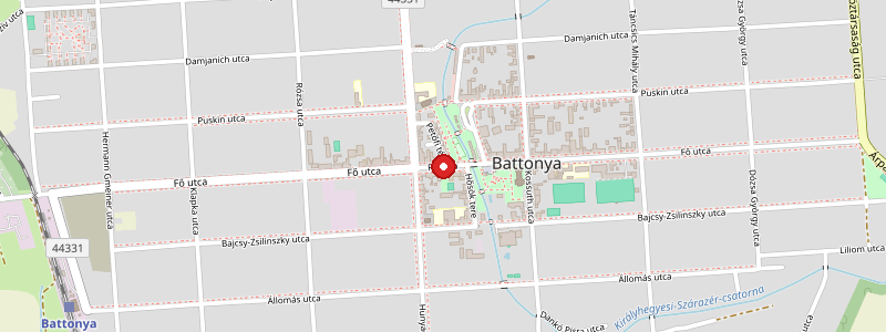 Battonya térképe