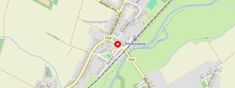 Pókaszepetk térképe