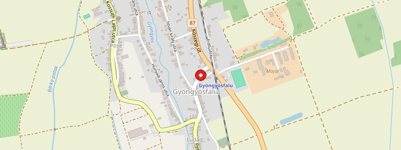 Gyöngyösfalu térképe