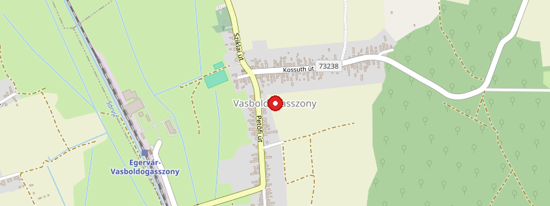 Vasboldogasszony térképe