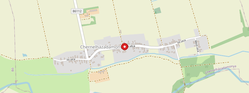 Chernelházadamonya térképe