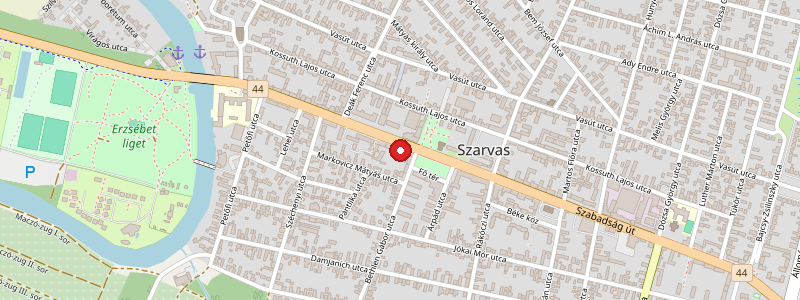Szarvas térképe