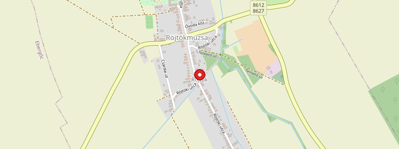 Röjtökmuzsaj térképe