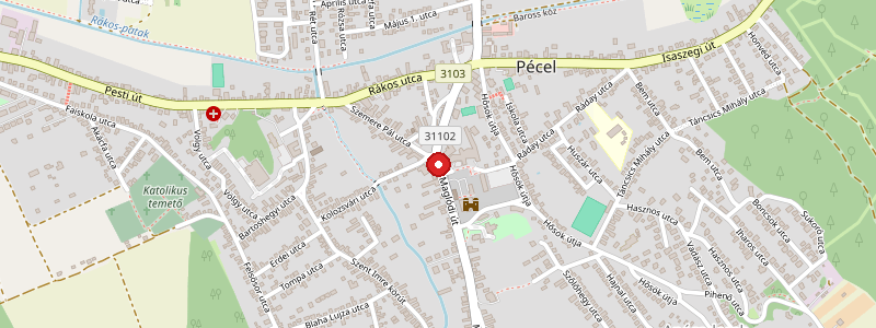 Pécel térképe