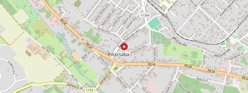 Piliscsaba térképe
