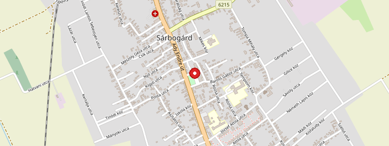 Sárbogárd térképe