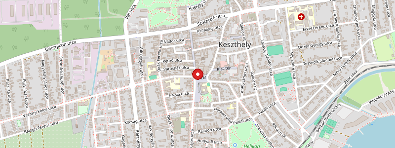 Keszthely térképe