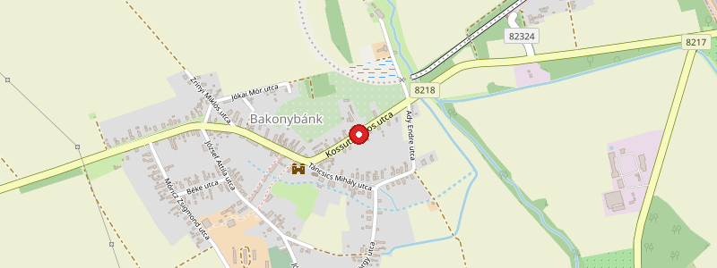 Bakonybánk térképe