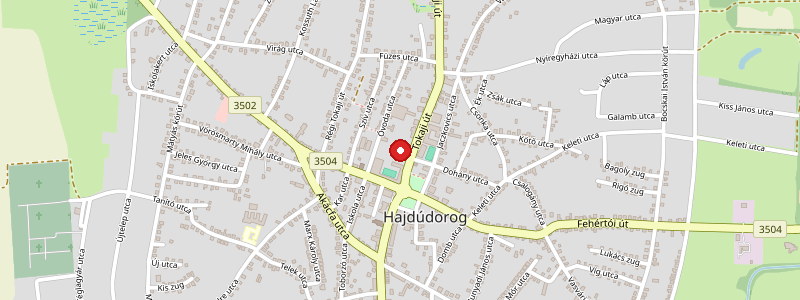 Hajdúdorog térképe