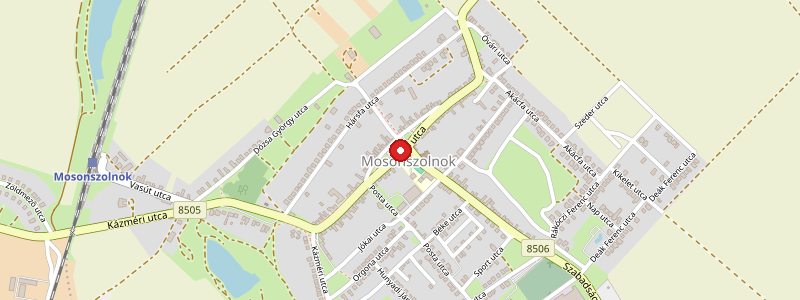 Mosonszolnok térképe