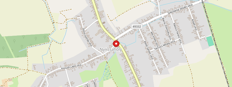 Nyírcsaholy térképe