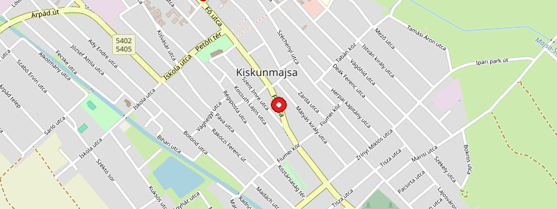 Kiskunmajsa térképe