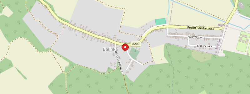 Balinka térképe