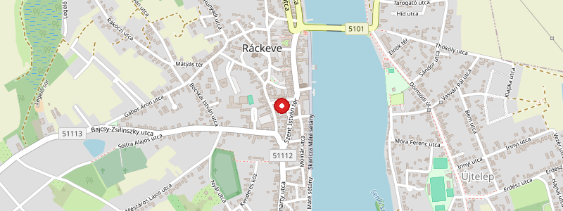 Ráckeve térképe
