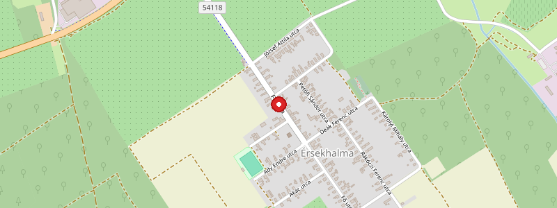 Érsekhalma térképe