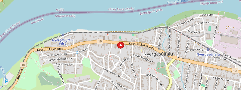 Nyergesújfalu térképe