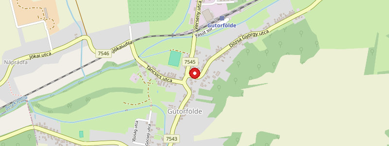 Gutorfölde térképe
