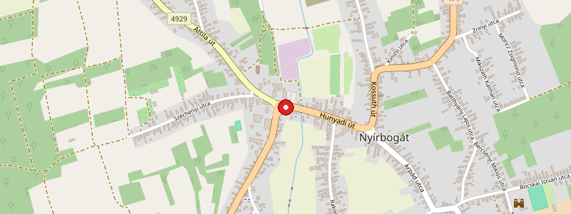 Nyírbogát térképe