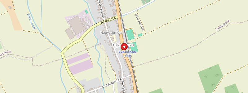 Lukácsháza térképe
