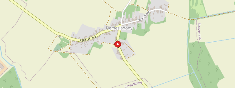 Nemesládony térképe