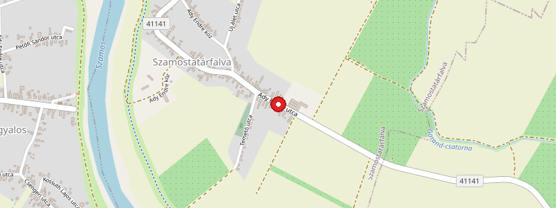 Csenger térképe