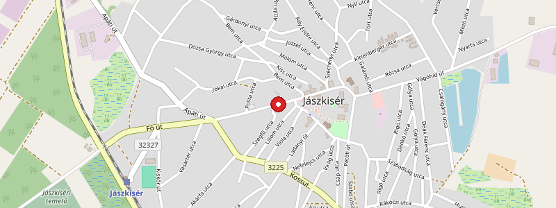 Jászkisér térképe