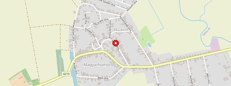 Magyarhomorog térképe