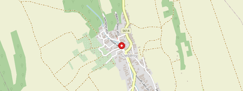 Szebény térképe