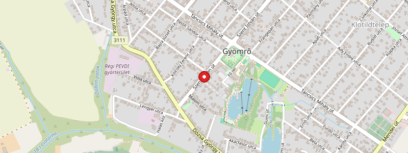 Gyömrő térképe
