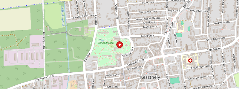 Keszthely térképe