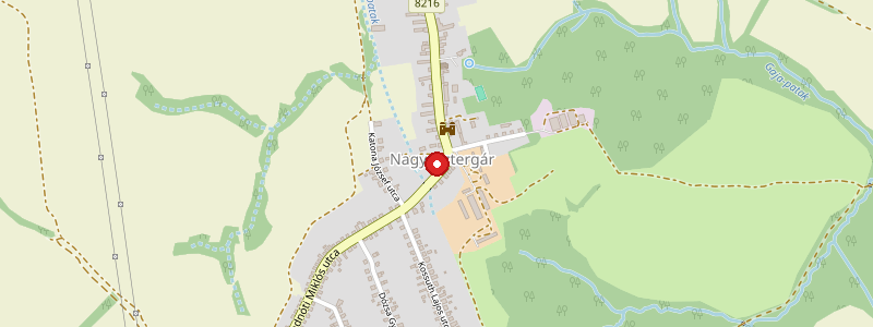 Nagyesztergár térképe