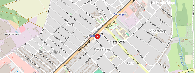 Kistarcsa térképe