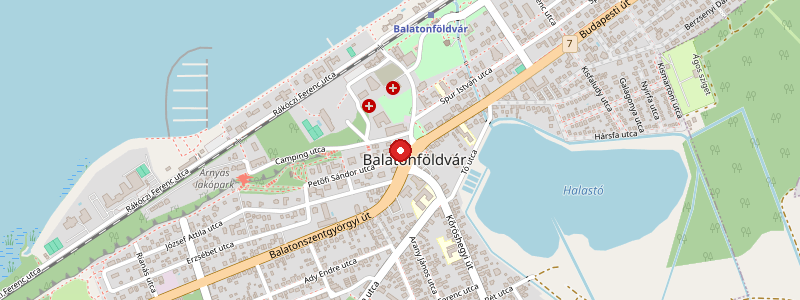 Balatonföldvár térképe