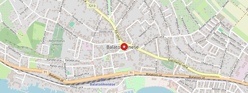 Balatonkenese térképe